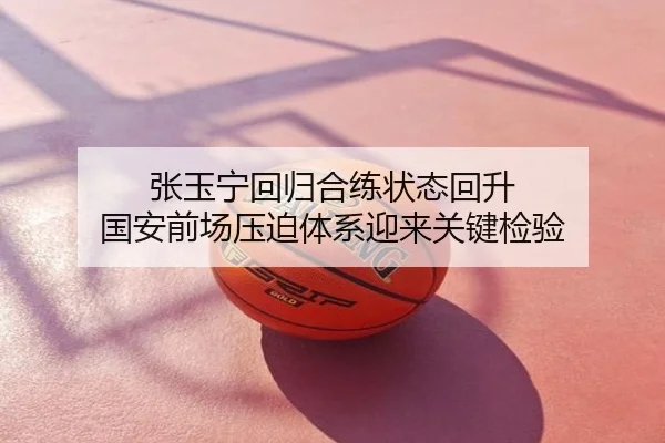 张玉宁回归合练状态回升 国安前场压迫体系迎来关键检验